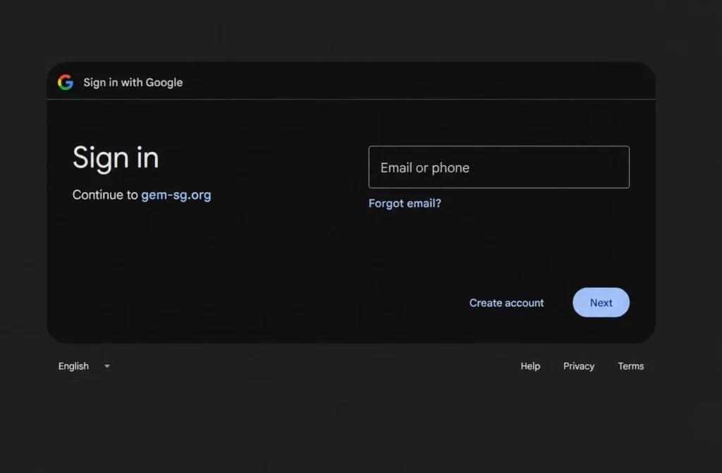 Signing In with Google